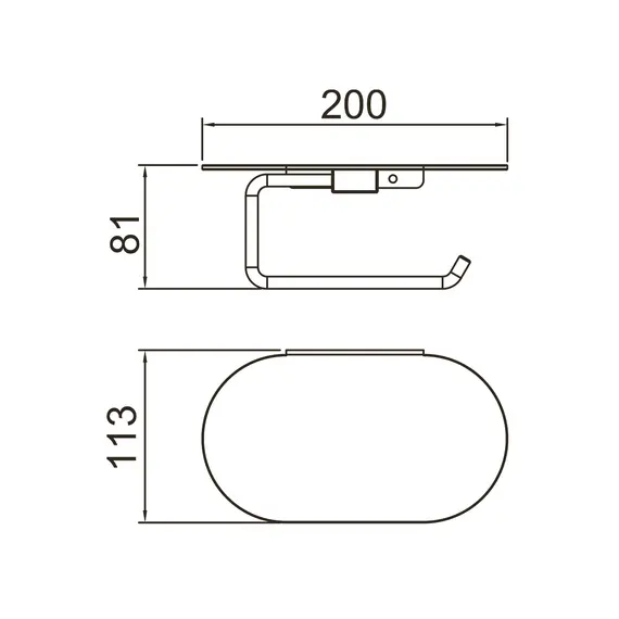 Держатель туалетной бумаги Gappo G30703-6