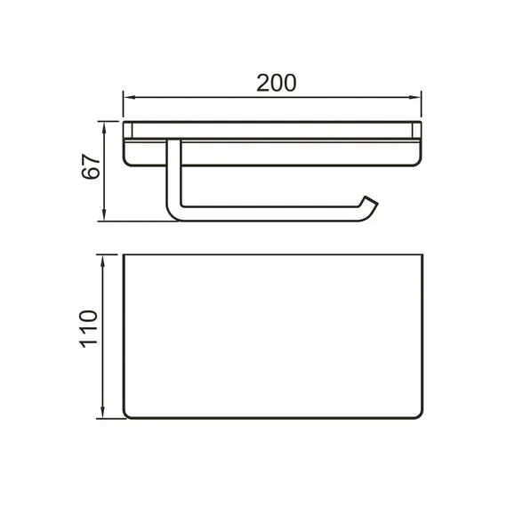 Держатель туалетной бумаги Gappo G30803-3, изображение 2