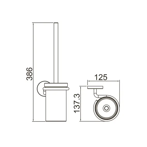 Ершик для унитаза Gappo G30710-6, изображение 2