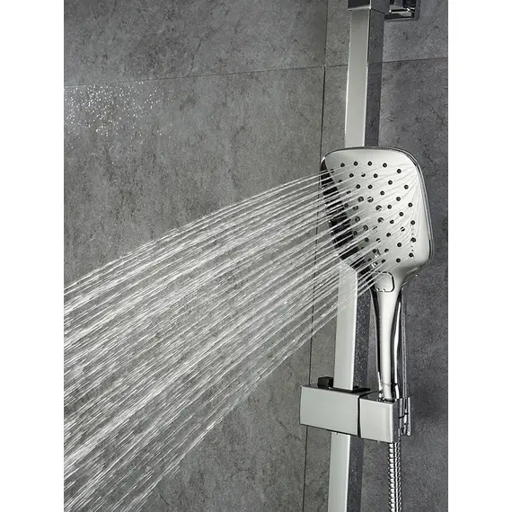 Душевая система с тропическим душем и термостатом Gappo G2491, Название цвета: Хром, изображение 3 Душевая система с тропическим душем и термостатом Gappo G2491, Название цвета: Хром, изображение 3