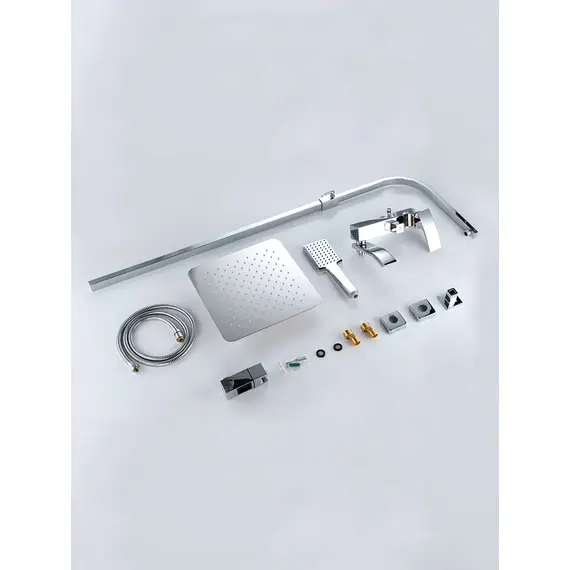 Душевая система с тропическим душем и смесителем Gappo G2407-11, изображение 10 Душевая система с тропическим душем и смесителем Gappo G2407-11, изображение 10