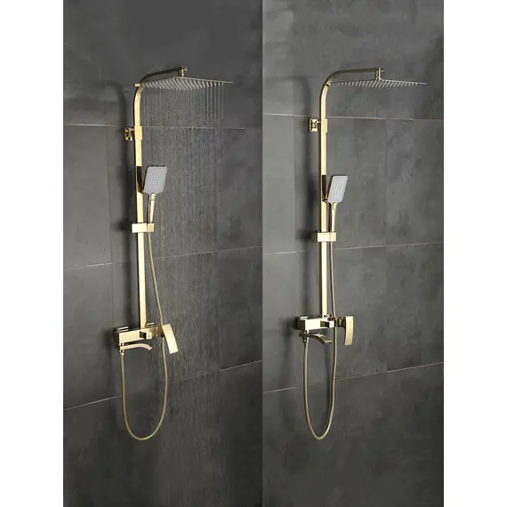 Душевая система с тропическим душем и смесителем Gappo G2407-3, изображение 2 Душевая система с тропическим душем и смесителем Gappo G2407-3, изображение 2