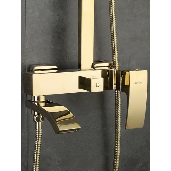 Душевая система с тропическим душем и смесителем Gappo G2407-3, изображение 12 Душевая система с тропическим душем и смесителем Gappo G2407-3, изображение 12