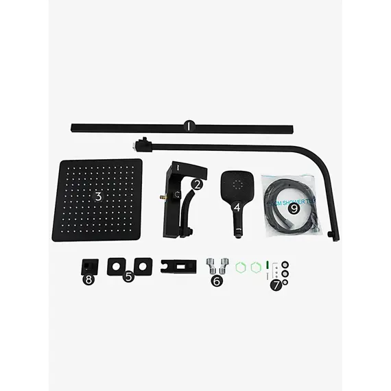 Душевая система с тропическим душем и смесителем Gappo G2407-6, изображение 12 Душевая система с тропическим душем и смесителем Gappo G2407-6, изображение 12