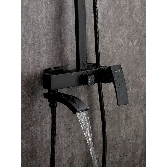 Душевая система с тропическим душем и смесителем Gappo G2407-6, изображение 8 Душевая система с тропическим душем и смесителем Gappo G2407-6, изображение 8