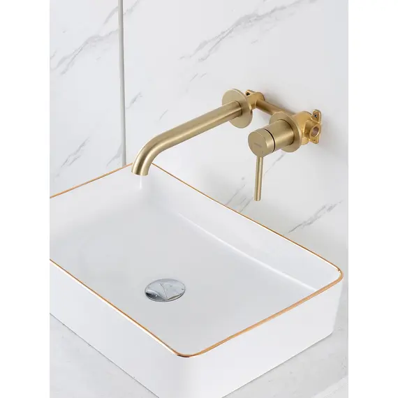 Настенный смеситель для накладной раковины в ванну Gappo G1206-3, изображение 19