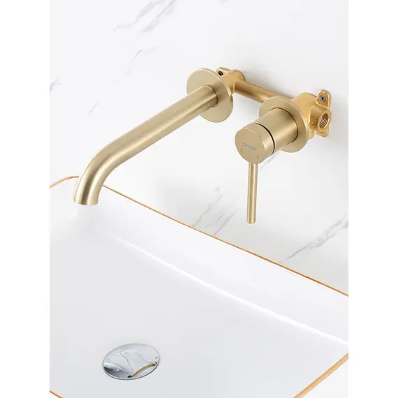 Настенный смеситель для накладной раковины в ванну Gappo G1206-3, изображение 16