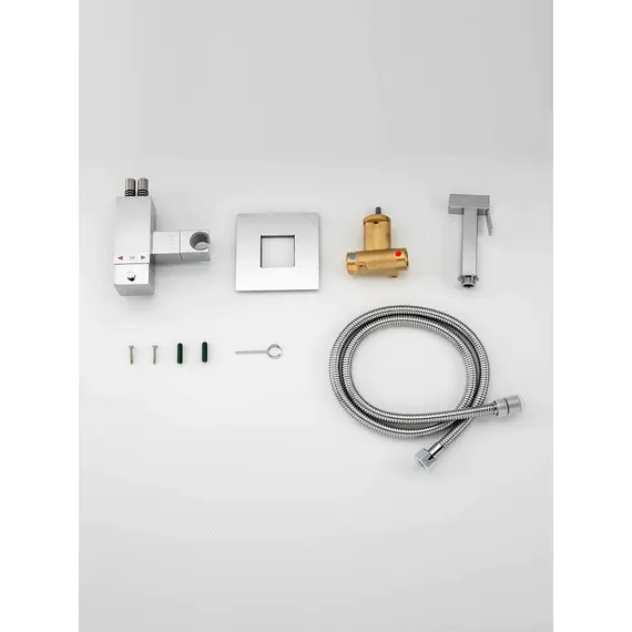 Термостатический гигиенический душ со смесителем для биде Gappo G7207-40, изображение 7 Термостатический гигиенический душ со смесителем для биде Gappo G7207-40, изображение 7