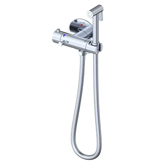 Термостатический гигиенический душ со смесителем для биде Gappo G7290, изображение 4 Термостатический гигиенический душ со смесителем для биде Gappo G7290, изображение 4