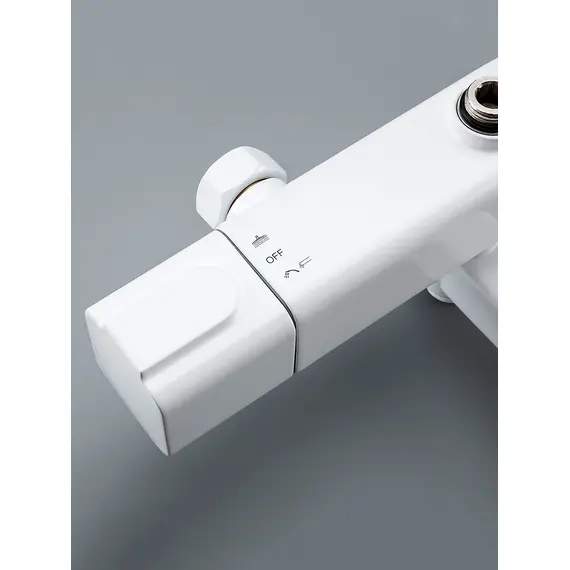 Душевая система с тропическим душем и термостатом Gappo G2491-8, Название цвета: Белый, изображение 8 Душевая система с тропическим душем и термостатом Gappo G2491-8, Название цвета: Белый, изображение 8