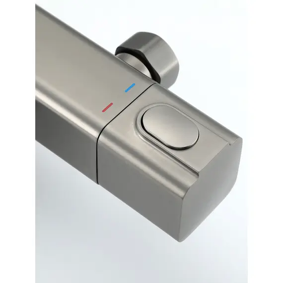 Душевая система с тропическим душем и термостатом Gappo G2491-9, Название цвета: Оружейная сталь, изображение 5 Душевая система с тропическим душем и термостатом Gappo G2491-9, Название цвета: Оружейная сталь, изображение 5