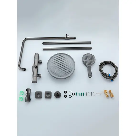 Душевая система с тропическим душем и термостатом Gappo G2495-79