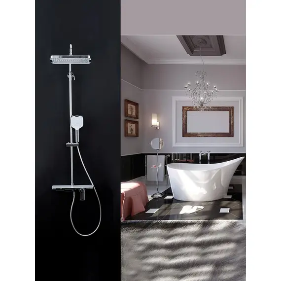 Душевая система с тропическим душем и смесителем Gappo G2496-10, изображение 12