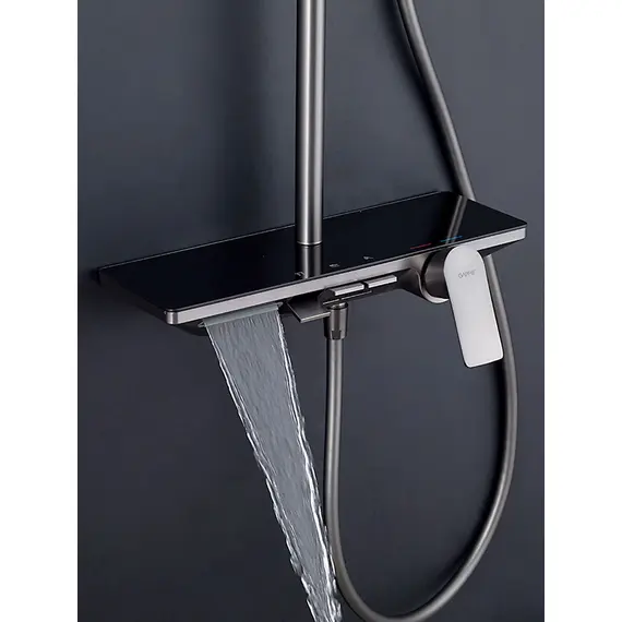 Душевая система с тропическим душем и смесителем Gappo G2496-19, изображение 28