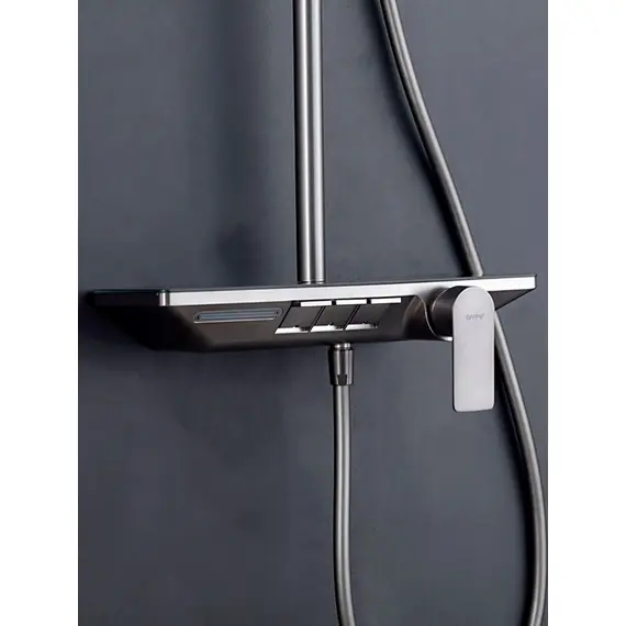 Душевая система с тропическим душем и смесителем Gappo G2496-19, изображение 25