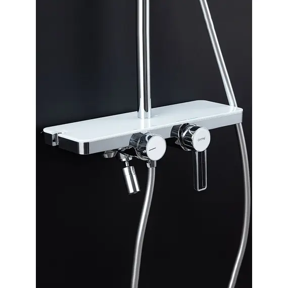 Душевая система с тропическим душем и смесителем Gappo G2496-20, изображение 26