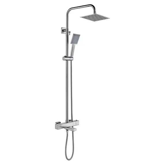Душевая система с тропическим душем и термостатом Gappo G2499-40, изображение 6 Душевая система с тропическим душем и термостатом Gappo G2499-40, изображение 6