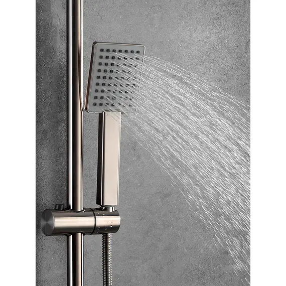 Душевая система с тропическим душем и термостатом Gappo G2499-40, изображение 2 Душевая система с тропическим душем и термостатом Gappo G2499-40, изображение 2