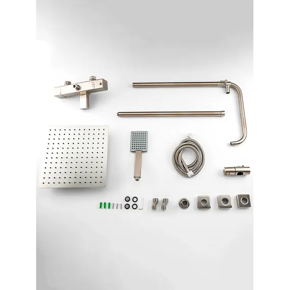 Душевая система с тропическим душем и термостатом Gappo G2499-40, изображение 8 Душевая система с тропическим душем и термостатом Gappo G2499-40, изображение 8