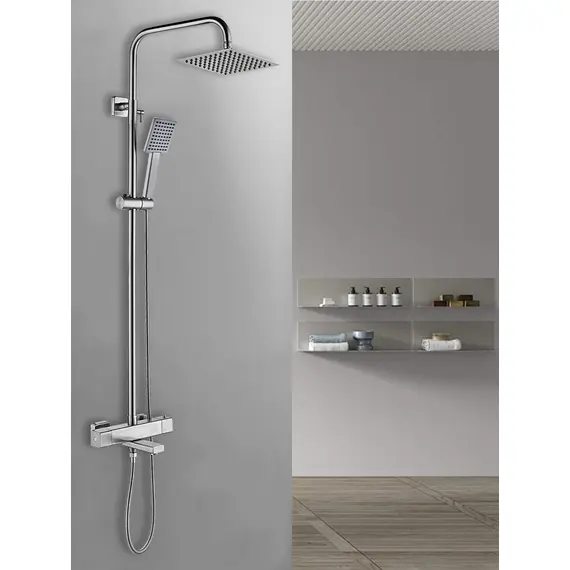 Душевая система с тропическим душем и термостатом Gappo G2499-40 Душевая система с тропическим душем и термостатом Gappo G2499-40