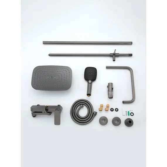 Душевая система с тропическим душем и смесителем Gappo G2448-9, изображение 6