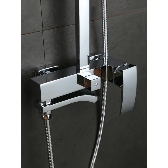 Душевая система с тропическим душем и смесителем Gappo G2407, изображение 5 Душевая система с тропическим душем и смесителем Gappo G2407, изображение 5