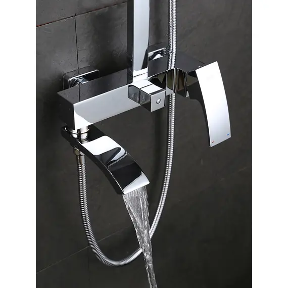 Душевая система с тропическим душем и смесителем Gappo G2407, изображение 6 Душевая система с тропическим душем и смесителем Gappo G2407, изображение 6