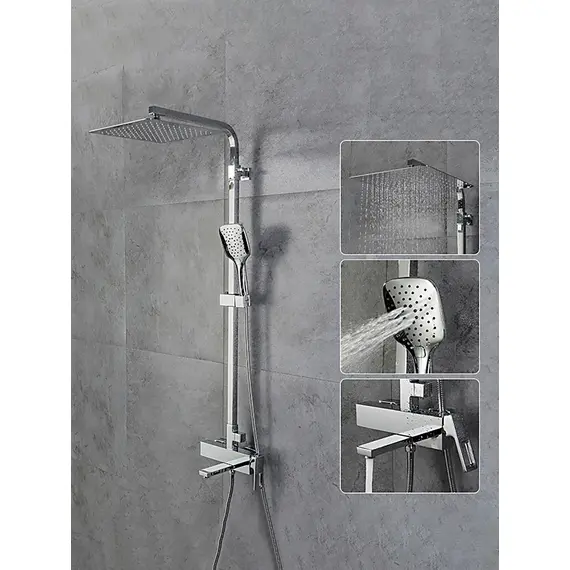 Душевая система с тропическим душем и смесителем Gappo G2418-1, изображение 18