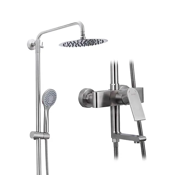 Душевая система с тропическим душем и смесителем Gappo G2499-20, изображение 3 Душевая система с тропическим душем и смесителем Gappo G2499-20, изображение 3