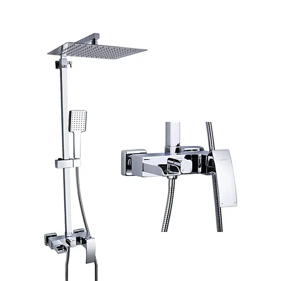 Душевая система с тропическим душем и смесителем Gappo G2407-20, изображение 11 Душевая система с тропическим душем и смесителем Gappo G2407-20, изображение 11