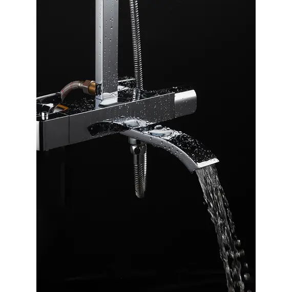 Душевая система с тропическим душем и смесителем Gappo G2407-20, изображение 4 Душевая система с тропическим душем и смесителем Gappo G2407-20, изображение 4