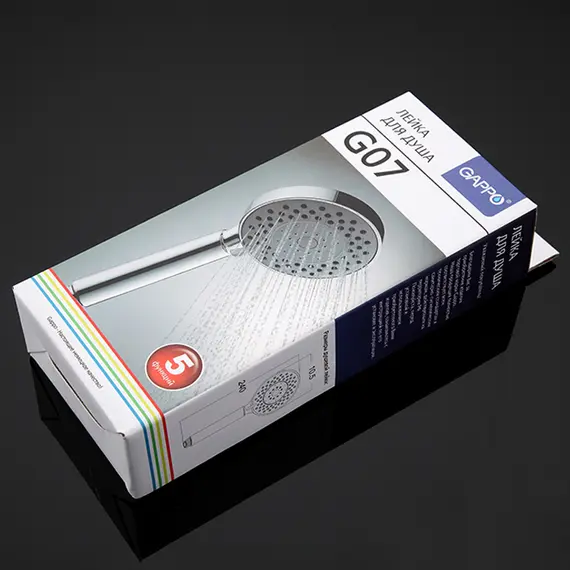 Душевая лейка Gappo G07, изображение 7