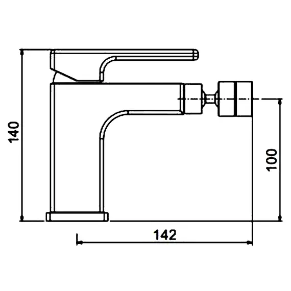 Смеситель для биде на унитаз Gappo G5017-6 Смеситель для биде на унитаз Gappo G5017-6