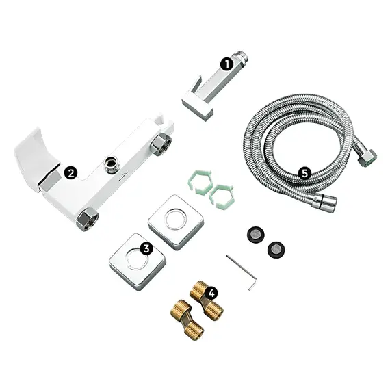 Гигиенический душ со смесителем для туалета (биде) Gappo G2007-8 Гигиенический душ со смесителем для туалета (биде) Gappo G2007-8