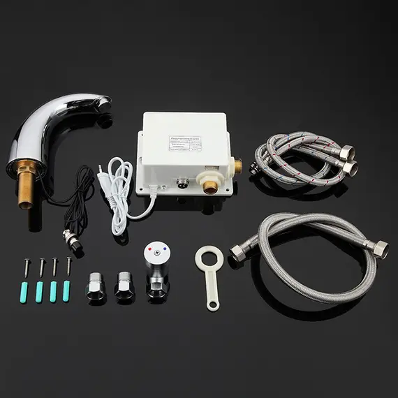 Сенсорный смеситель для раковины (умывальника) Gappo G517, изображение 7