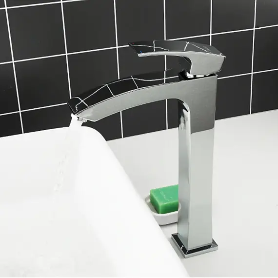 Высокий смеситель для накладной раковины в ванну Gappo G1007-11, изображение 6