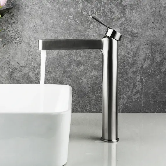 Высокий смеситель для накладной раковины в ванну Gappo G1099-32, изображение 4