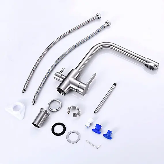 Высокий смеситель для кухни с фильтром для воды Gappo G4399-1, изображение 8