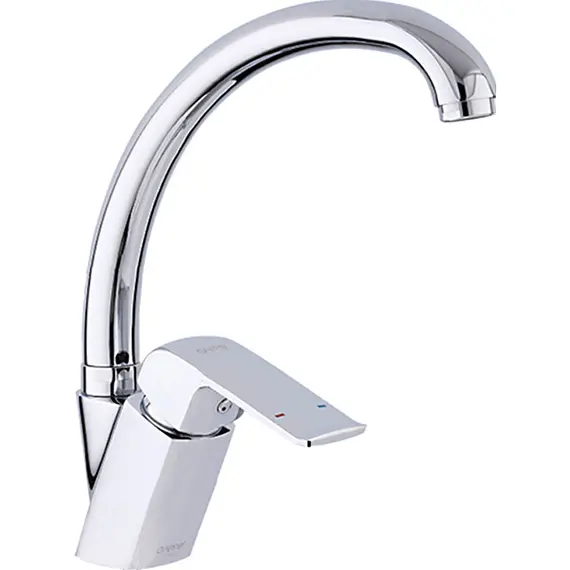 Высокий однорычажный смеситель для кухни на мойку Gappo G4150-8, изображение 6