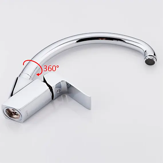 Высокий однорычажный смеситель для кухни на мойку Gappo G4150-8 Высокий однорычажный смеситель для кухни на мойку Gappo G4150-8