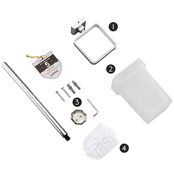 Подвесной ершик для унитаза Gappo G3810, изображение 9