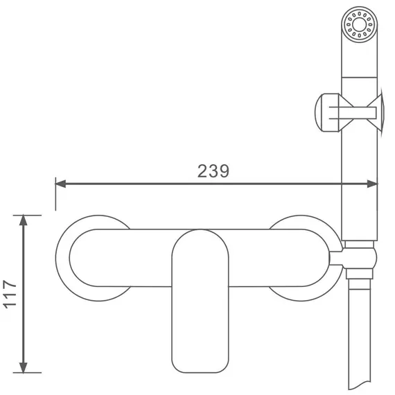 Гигиенический душ со смесителем для туалета (биде) Gappo G2048-8 Гигиенический душ со смесителем для туалета (биде) Gappo G2048-8