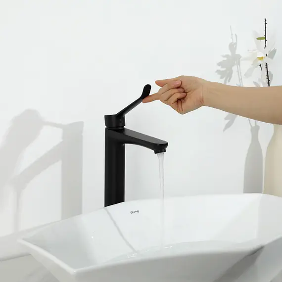 Высокий смеситель для накладной раковины в ванну Gappo G1021-26, изображение 8