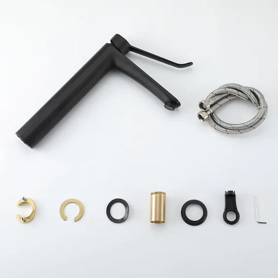 Высокий смеситель для накладной раковины в ванну Gappo G1021-26, изображение 15