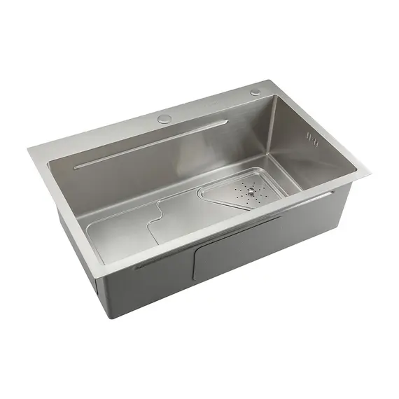 Мойка для кухни с коландером из нержавеющей стали Gappo GS7246, изображение 12