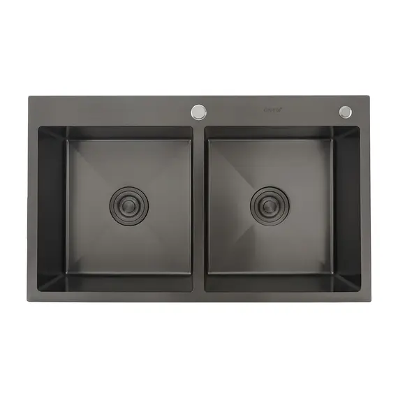 Мойка для кухни с коландером из нержавеющей стали Gappo GS8350-6, изображение 9