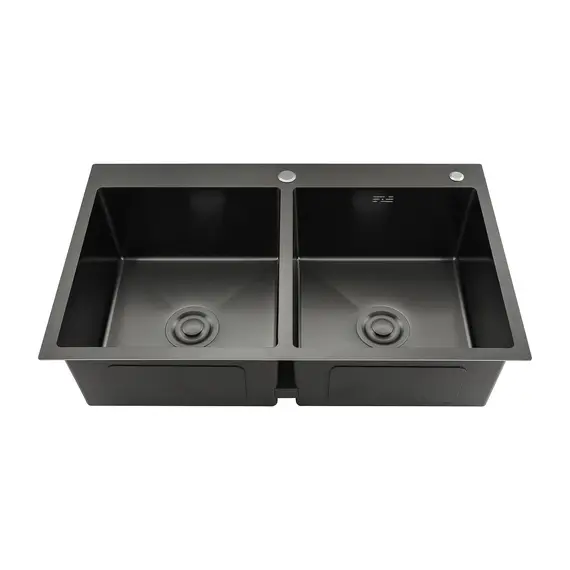 Мойка для кухни с коландером из нержавеющей стали Gappo GS8350-6, изображение 7