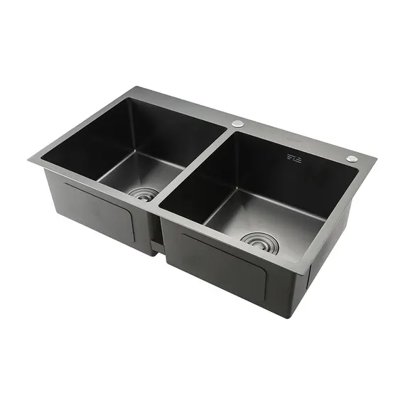 Мойка для кухни с коландером из нержавеющей стали Gappo GS8350-6, изображение 8