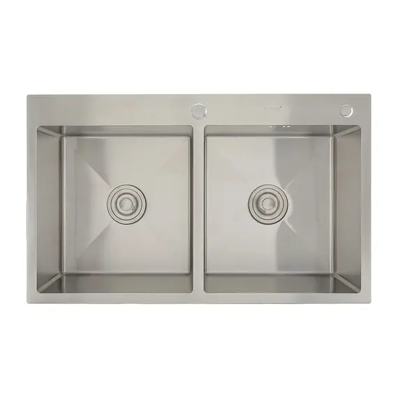 Мойка для кухни с коландером из нержавеющей стали Gappo GS8350, изображение 5