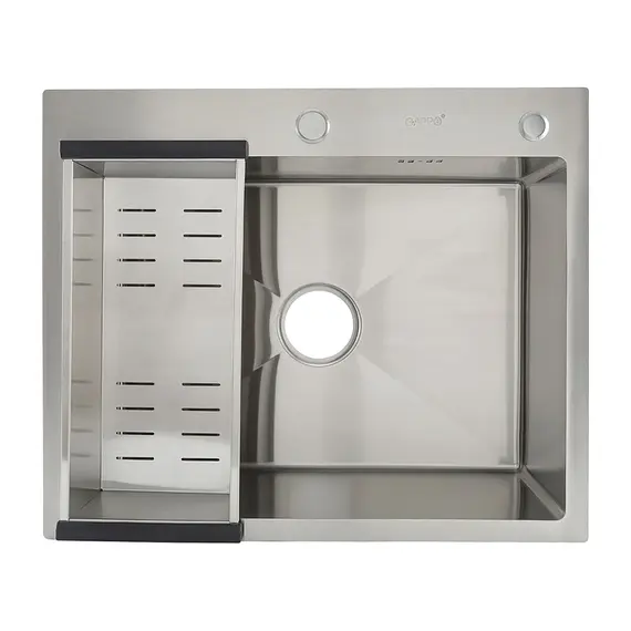 Мойка для кухни с коландером из нержавеющей стали Gappo GS6050, изображение 7